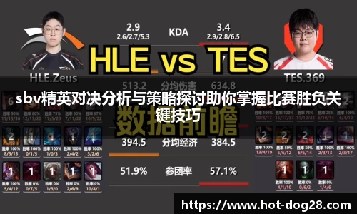 sbv精英对决分析与策略探讨助你掌握比赛胜负关键技巧